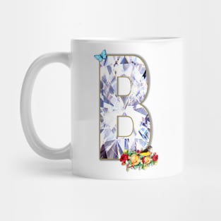 Name Initial Letter B and Weebill Bird Mug